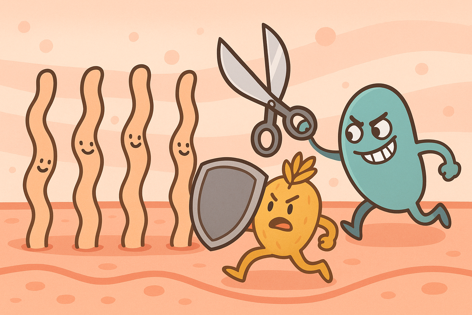 Wheat bran extract helps protect your skin's collagen by blocking the 'Collagenase' enzyme, which tries to break down these important skin structures.