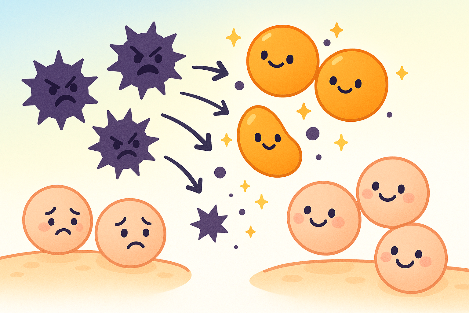 Antioxidants act as protective shields, neutralizing the harmful Reactive Oxygen Species before they can cause damage to your skin cells and reduce oxidative stress.