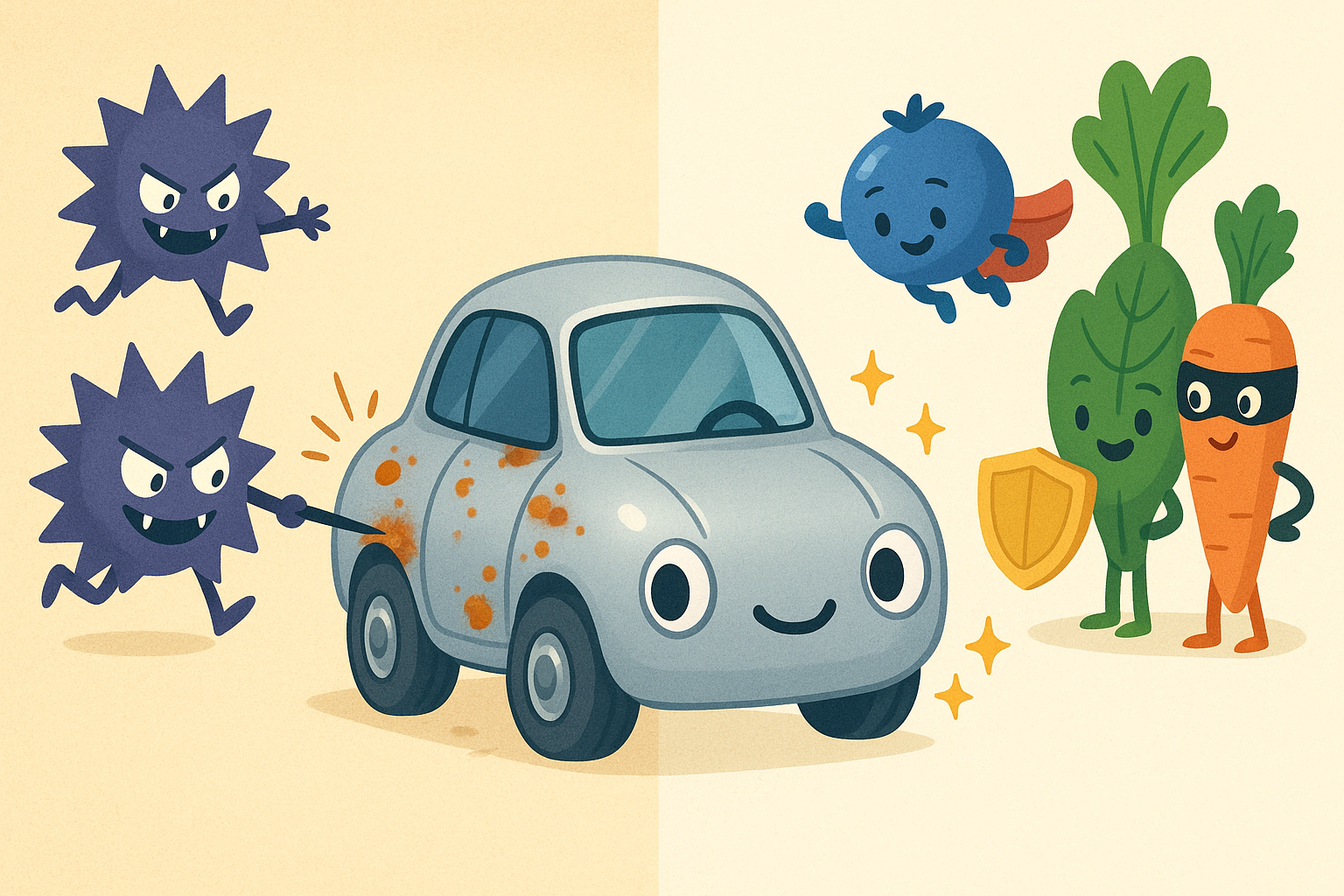 Oxidative stress is like your body's cells 