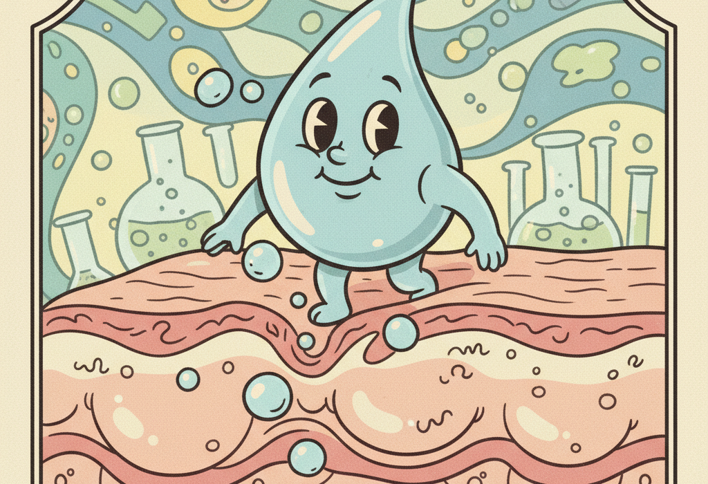 Illustration for Does Hyaluronic Acid Actually Improve Skin? What the Science Shows