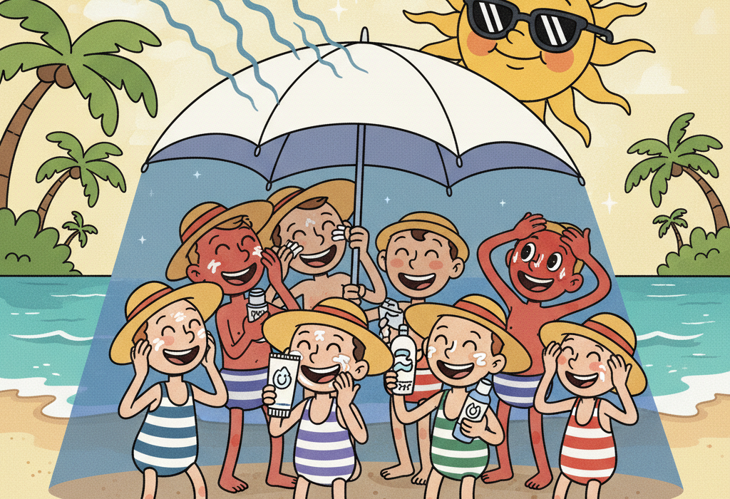Illustration for The Science of Sunscreen: Safety, Vitamin D, and Skin Health