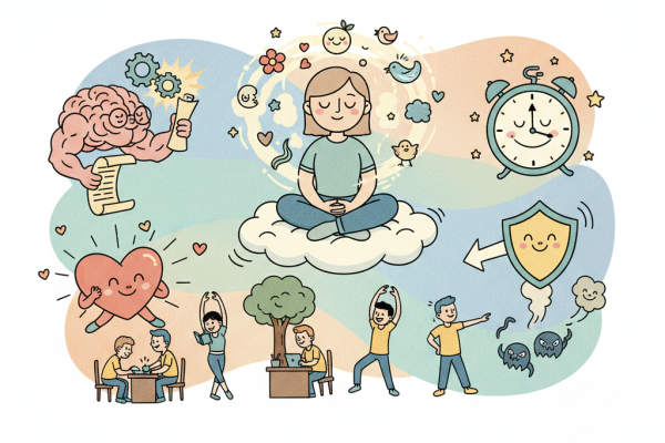 Illustration for What Science Actually Says About Meditation and Mindfulness