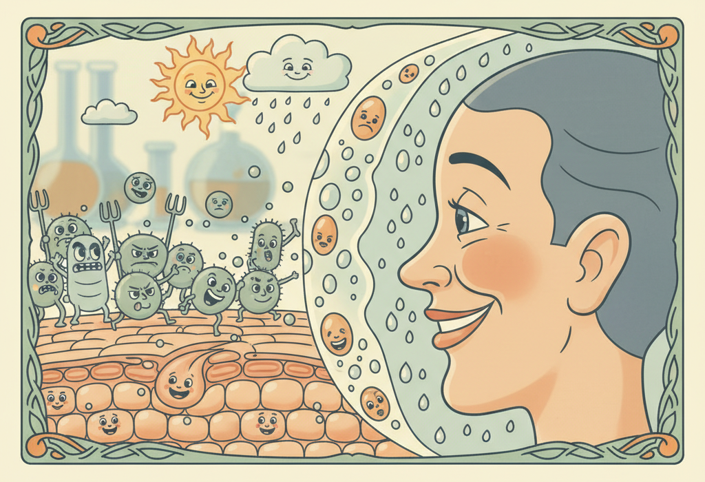 Illustration for The Science of Your Skin Barrier: How It Works and How to Protect It