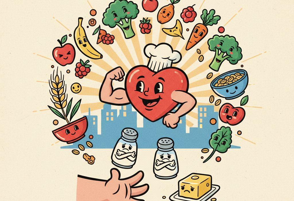 Illustration for What Science Actually Says About the DASH Diet and Your Health