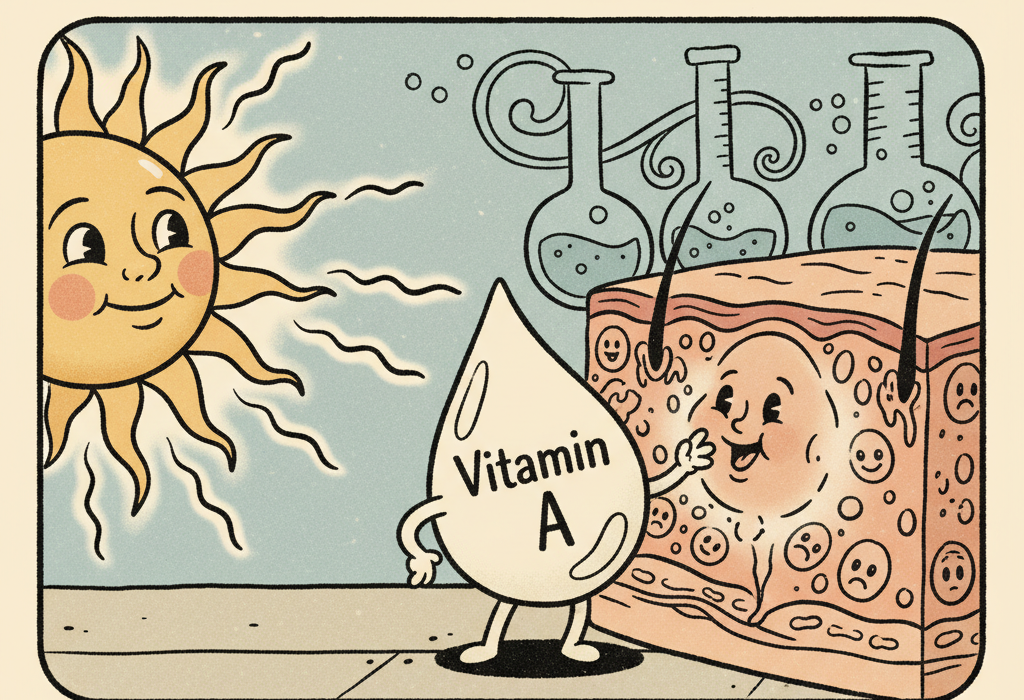 Illustration for Vitamin A and Skin Health: What Science Actually Shows