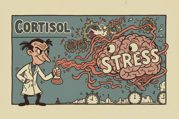 Illustration for Cortisol and Stress: What Science Actually Shows About the HPA Axis