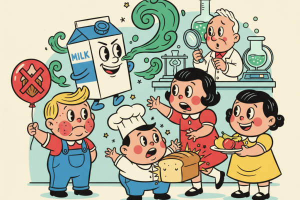 Illustration for Understanding Food Allergies in Children: What the Latest Science Shows
