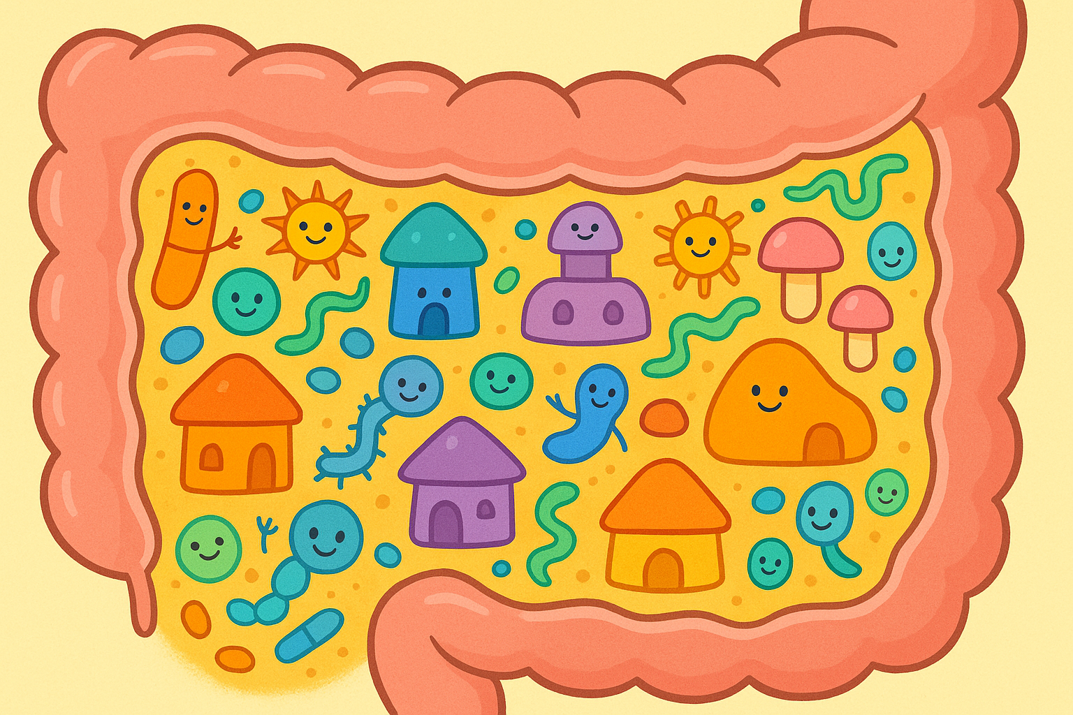 Your gut is like a busy, tiny city, home to trillions of different microorganisms (bacteria, viruses, fungi) that make up your gut microbiome.