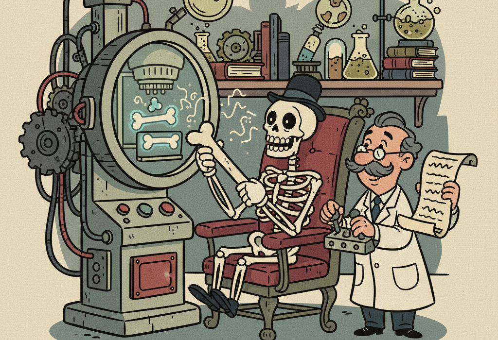 Illustration for What Science Actually Says About Bone Density Testing