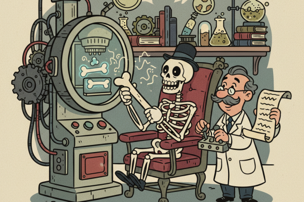 Illustration for What Science Actually Says About Bone Density Testing