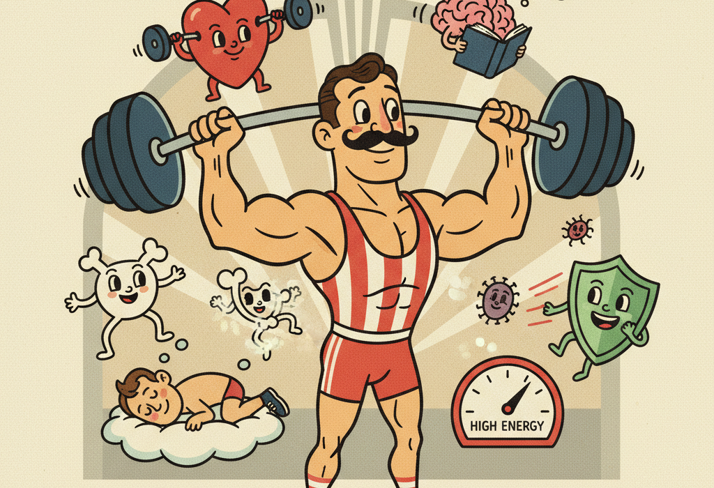 Illustration for The Science of Weight Training: How Resistance Exercise Changes Your Body