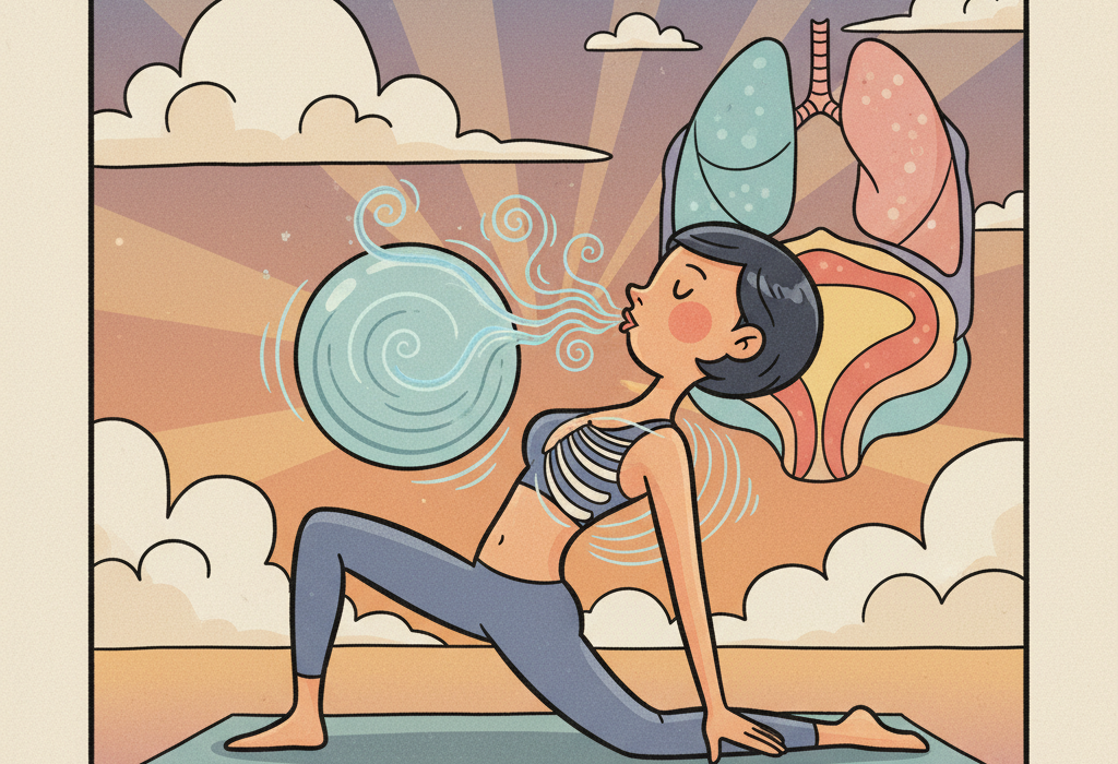 Illustration for The Science of Pilates and Breathing: How Controlled Breath Changes Your Body