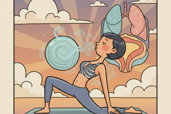 Illustration for The Science of Pilates and Breathing: How Controlled Breath Changes Your Body