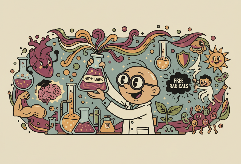 Illustration for How Dietary Polyphenols Actually Affect Your Health: What the Science Shows