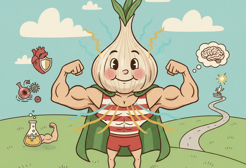 Illustration for Does Garlic Supplementation Actually Work? What the Science Shows