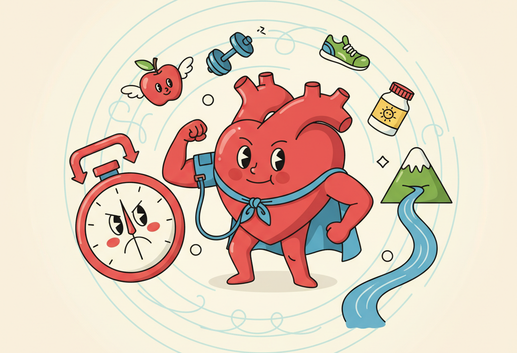 Illustration for The Science of Managing High Blood Pressure: What Actually Works