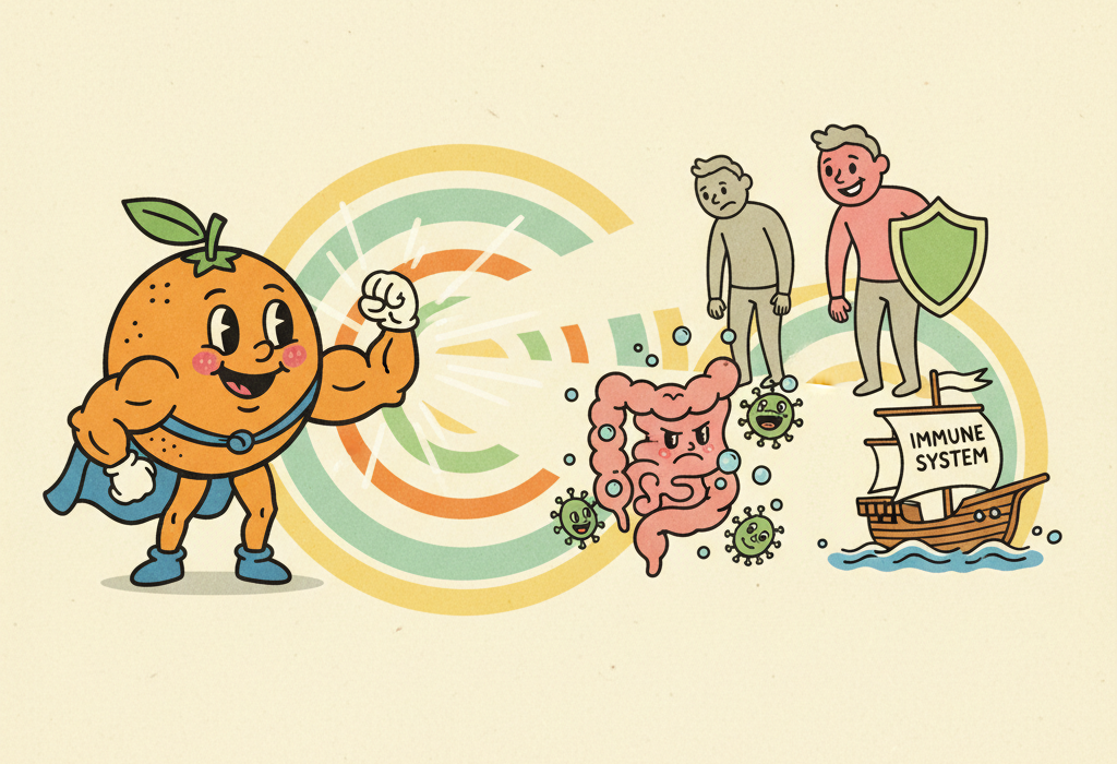Illustration for Does Vitamin C Actually Work? What the Science Shows