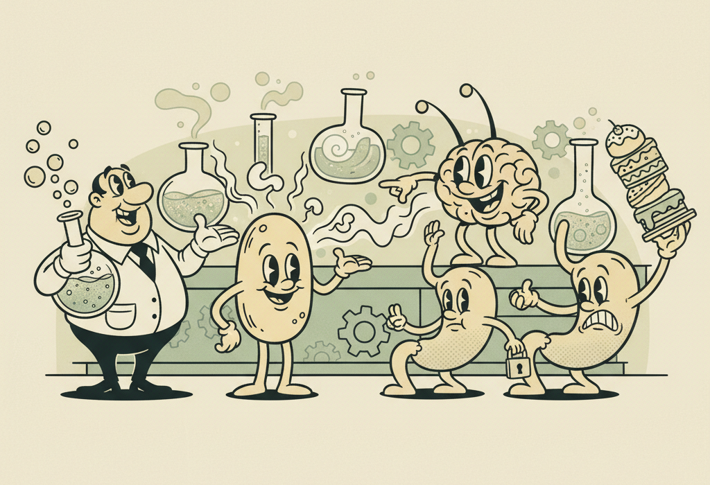 Illustration for Understanding Leptin: How Your Brain and Hormones Control Appetite