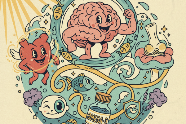 Illustration for What Science Actually Says About Omega-3 Fatty Acid Benefits