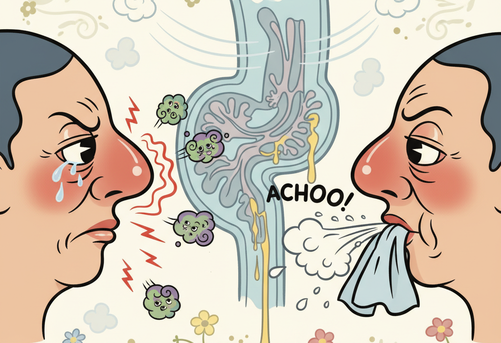 Illustration for How Allergies and Sinusitis Are Connected: What Science Shows