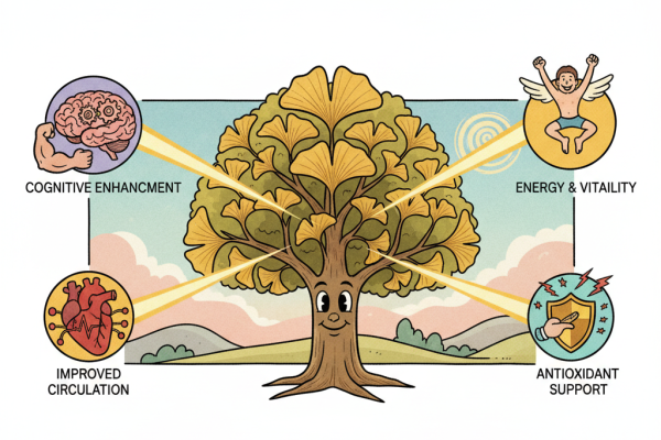 Illustration for Ginkgo Biloba Benefits: What the Latest Science Actually Shows