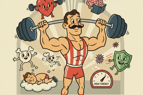 Illustration for The Science of Weight Training: How Resistance Exercise Changes Your Body