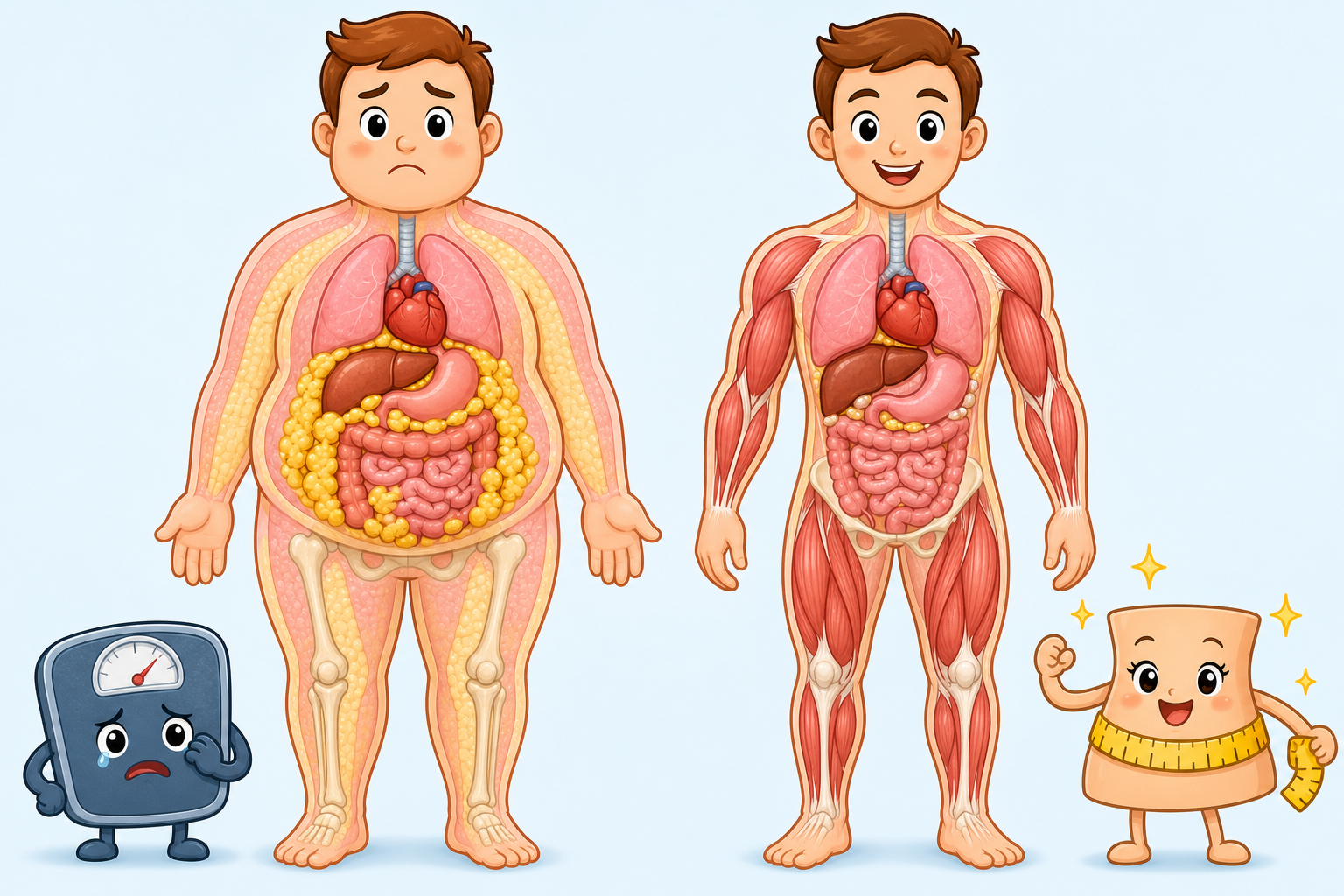 Weight training helps reduce visceral fat, the dangerous fat stored deep around your organs. Even if the scale doesn't change much, your waistline often shrinks, indicating improved health.
