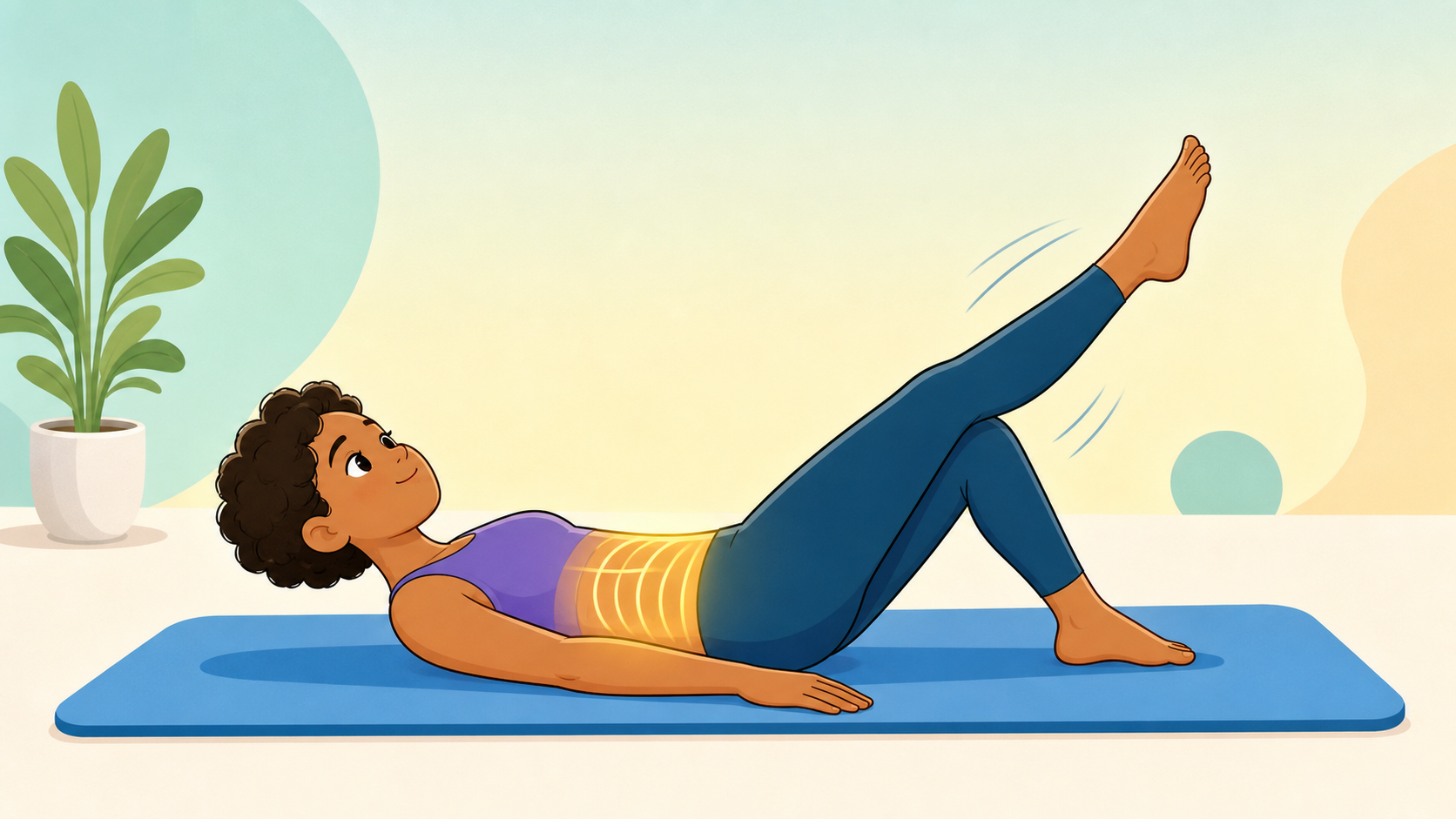 When you keep your core tight and stable with Pilates breathing, it creates a strong base of support. This allows your arms and legs to move more powerfully and efficiently.