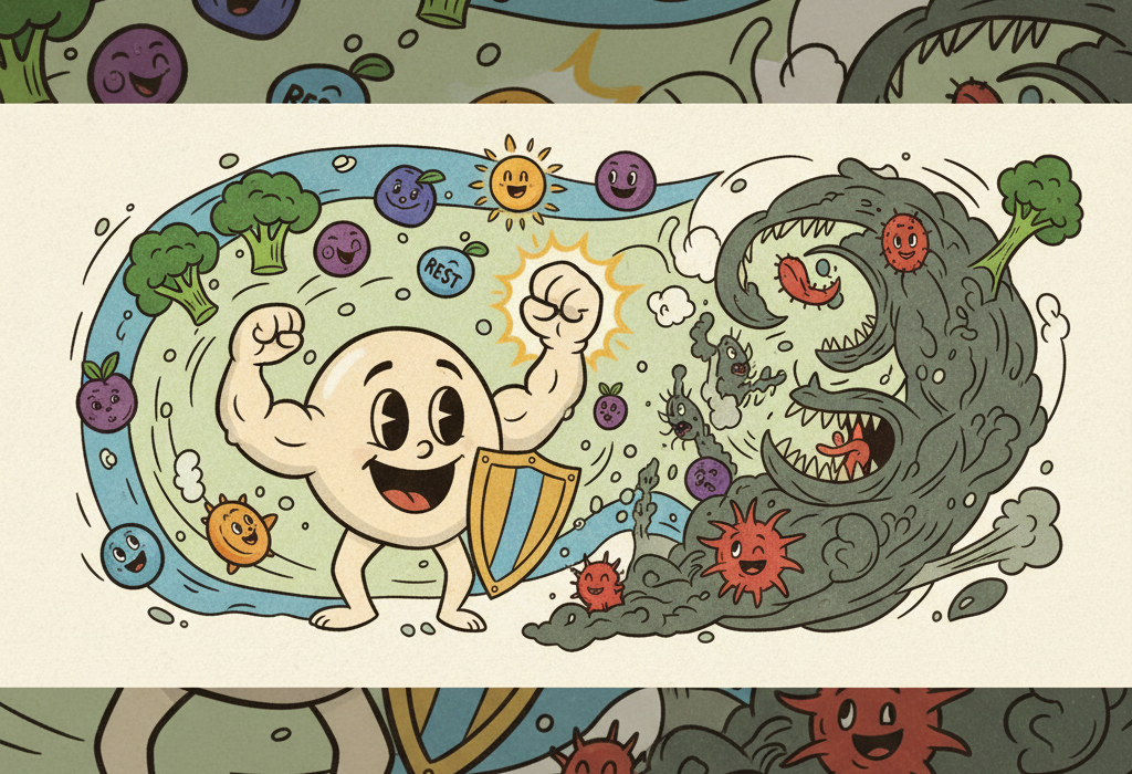Illustration for How Science Is Boosting Innate Immunity: What the Research Shows