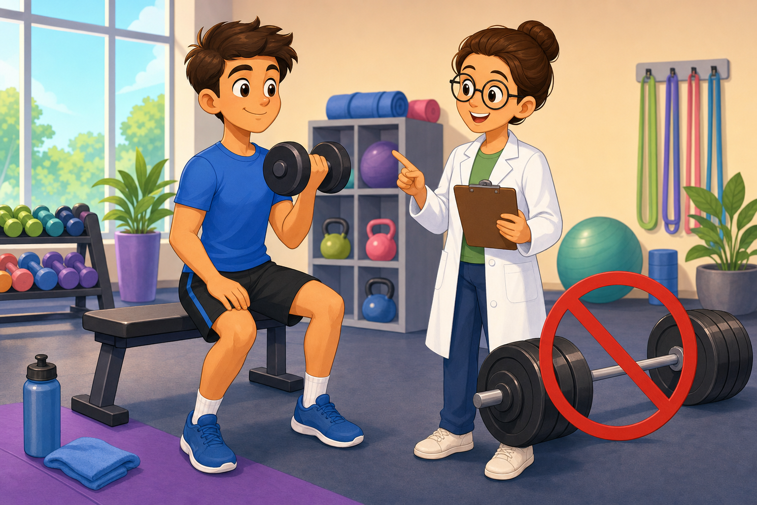 You don't need to lift your absolute heaviest to find your starting weight. Beginners should focus on controlled, steady movements with a weight that feels challenging but manageable.