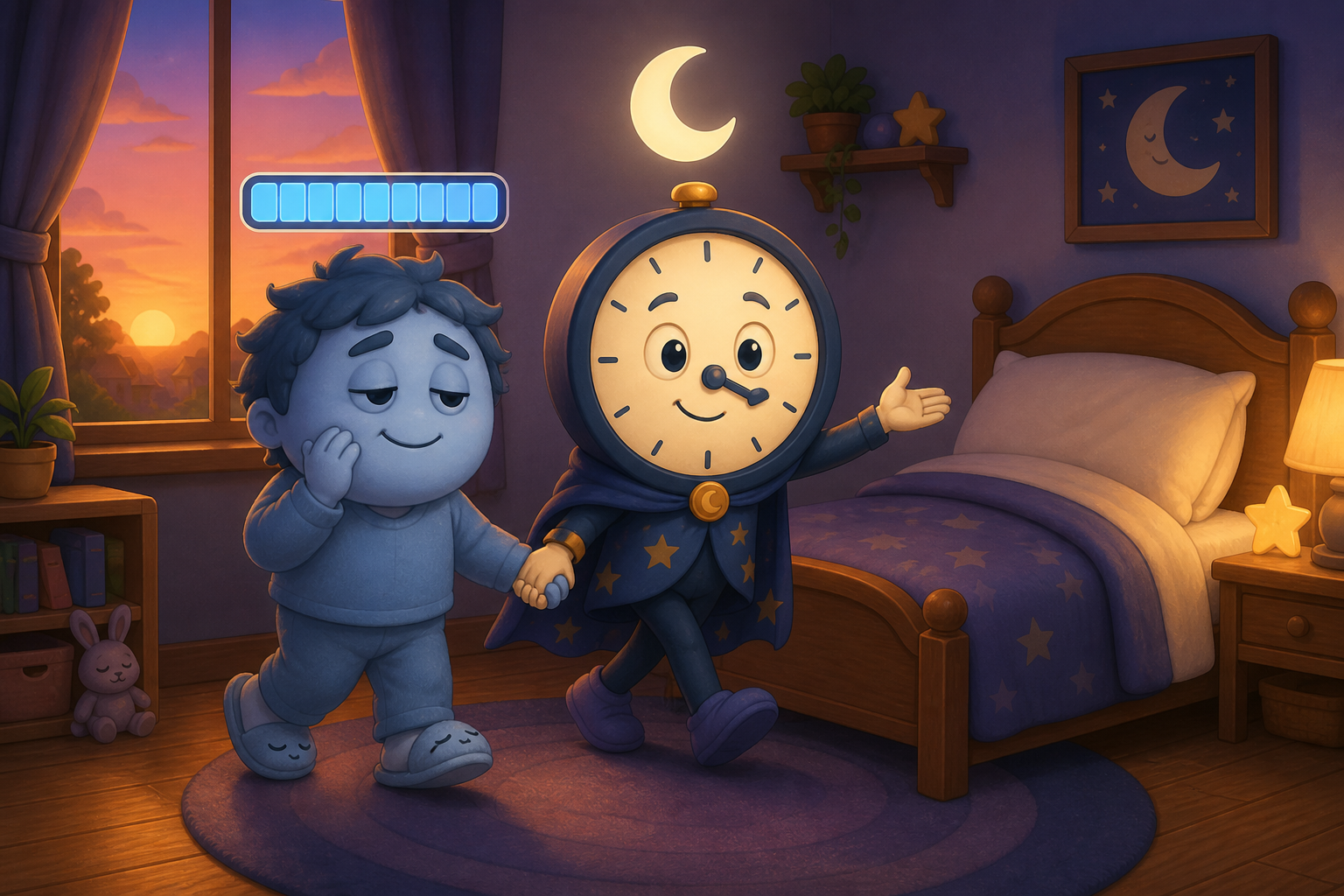 Normally, your body's need for sleep (homeostasis) and its internal clock (circadian rhythm) work together, making it easy to fall asleep at night.