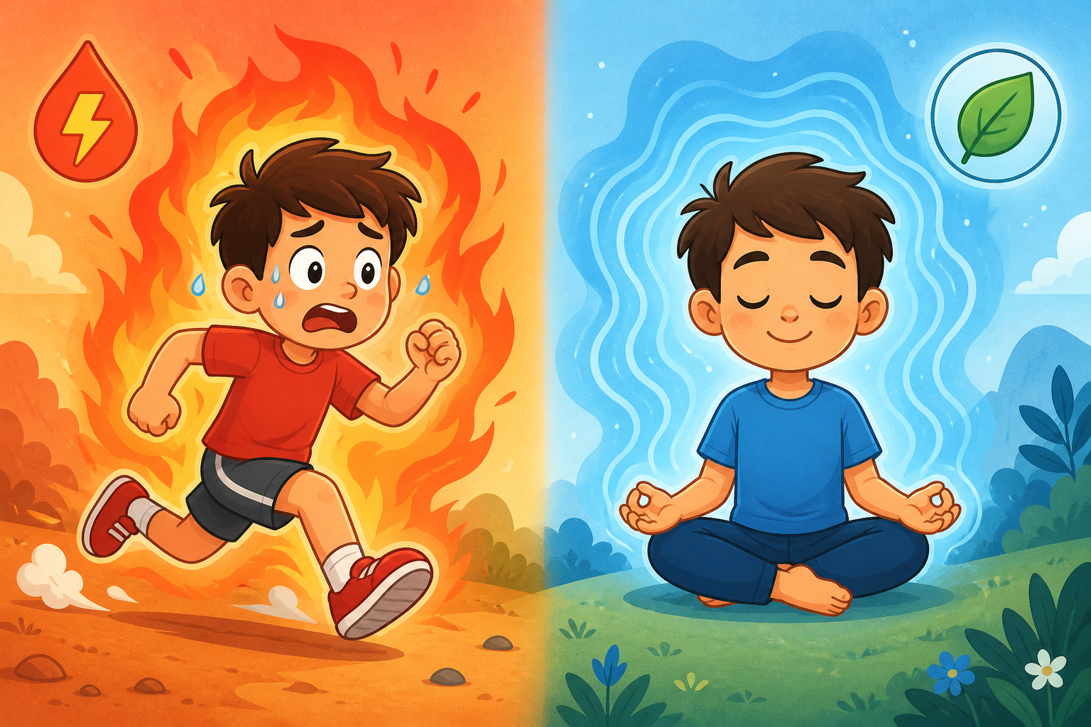 During intense exercise, your body goes into 'fight or flight' mode. For recovery, it needs to switch to 'rest and digest,' allowing your body to repair and rebuild.