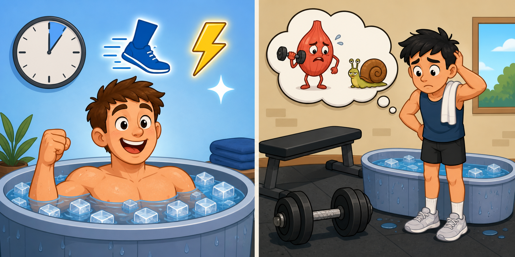 While ice baths can quickly reduce soreness for endurance athletes, frequent use after strength training might slow down the signals that tell your muscles to grow bigger. It's best to use them wisely based on your fitness goals.