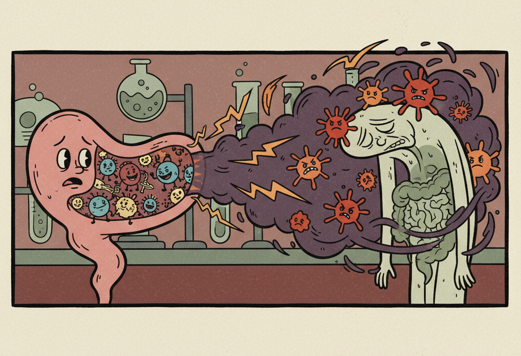 Illustration for How Your Gut Microbiome and Oxidative Stress Control Your Health