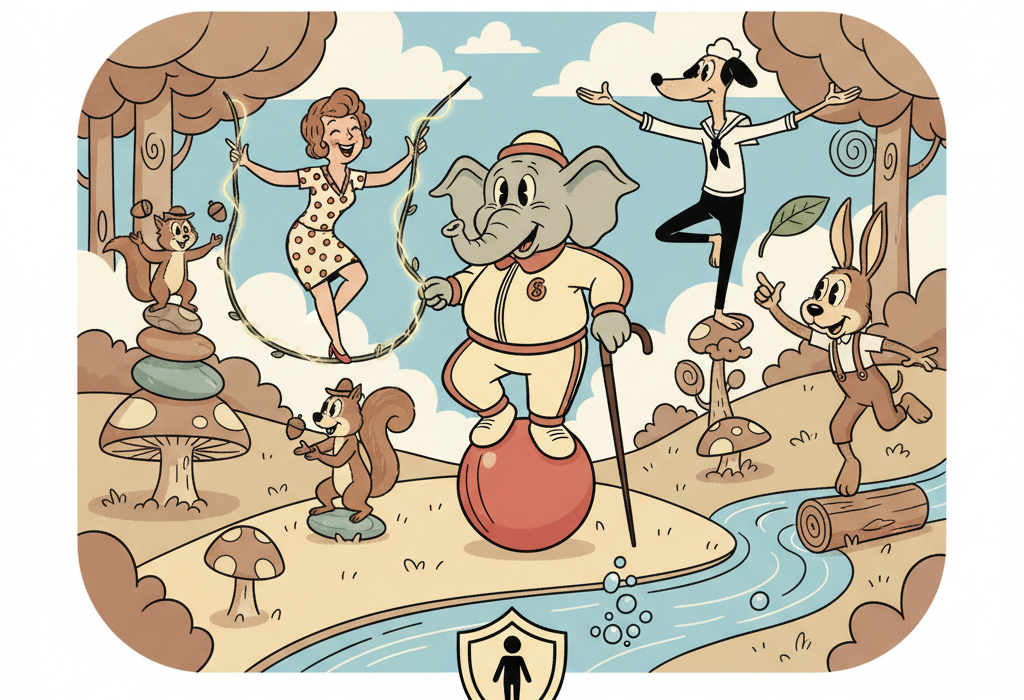 Illustration for The Science of Balance Training for Fall Prevention: What Actually Works