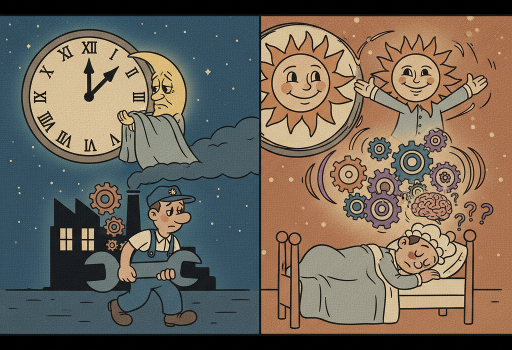 Illustration for How Shift Work Actually Affects Your Body Clock (And What the Science Says Helps)