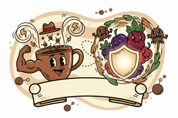 Illustration for The Science of Caffeine and Antioxidants: How It Protects Your Body