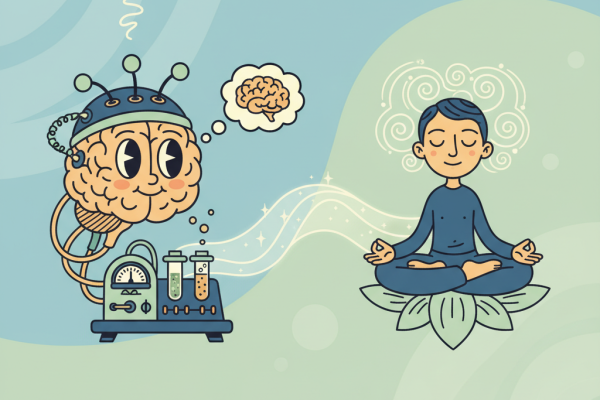 Illustration for Does Neurofeedback Enhance Mindfulness? What the Science Shows