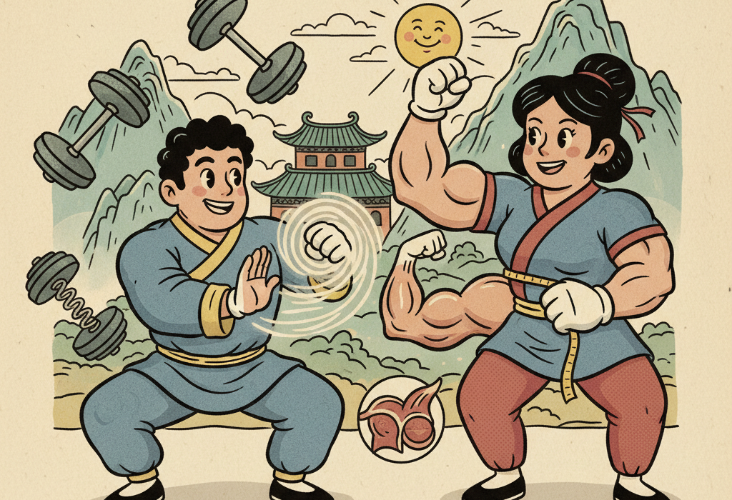 Illustration for Does Tai Chi Build Muscle Strength? What the Latest Science Shows