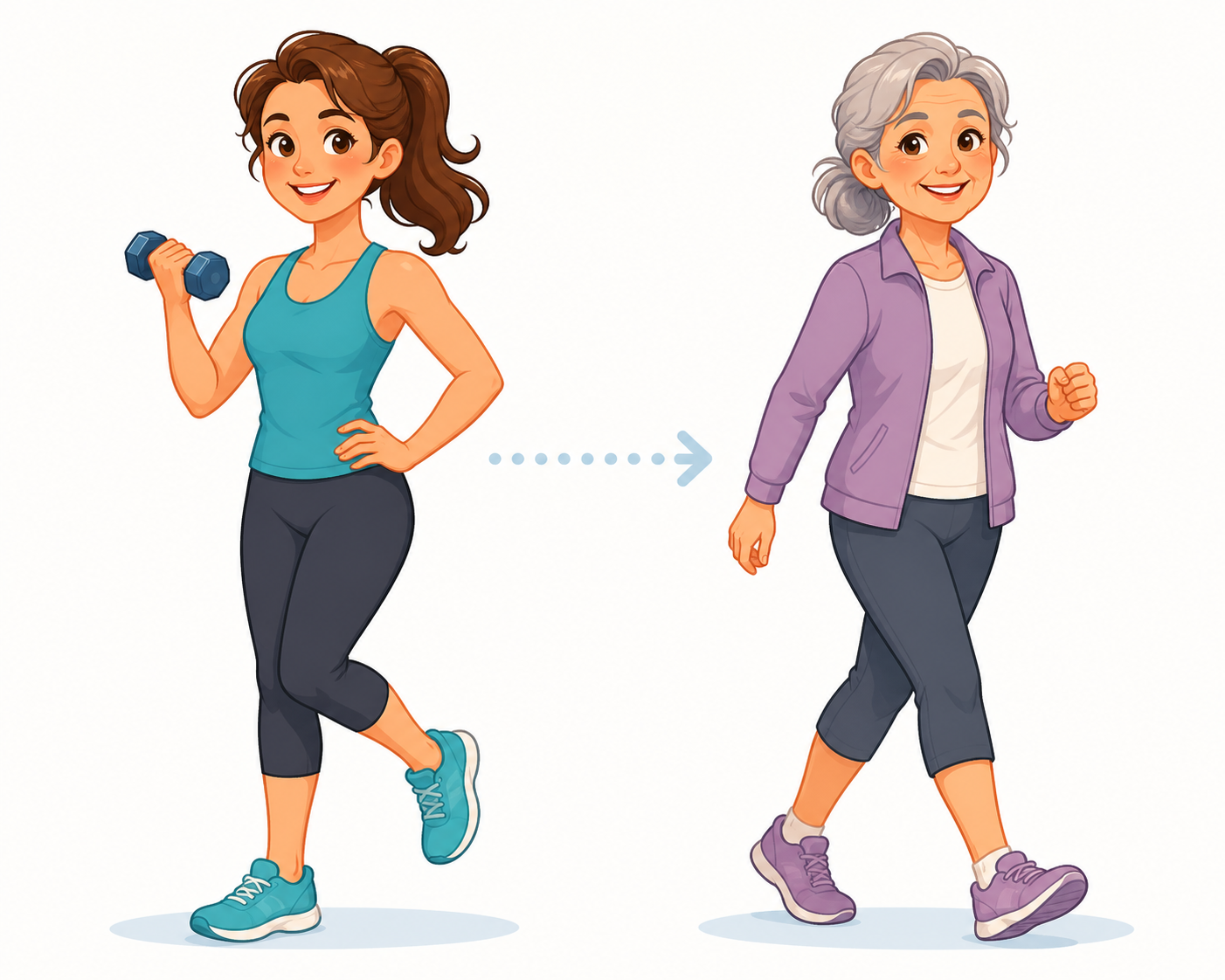 Sarcopenia is the natural loss of muscle mass and function as we age. This process can make daily activities harder and increase the risk of falls.