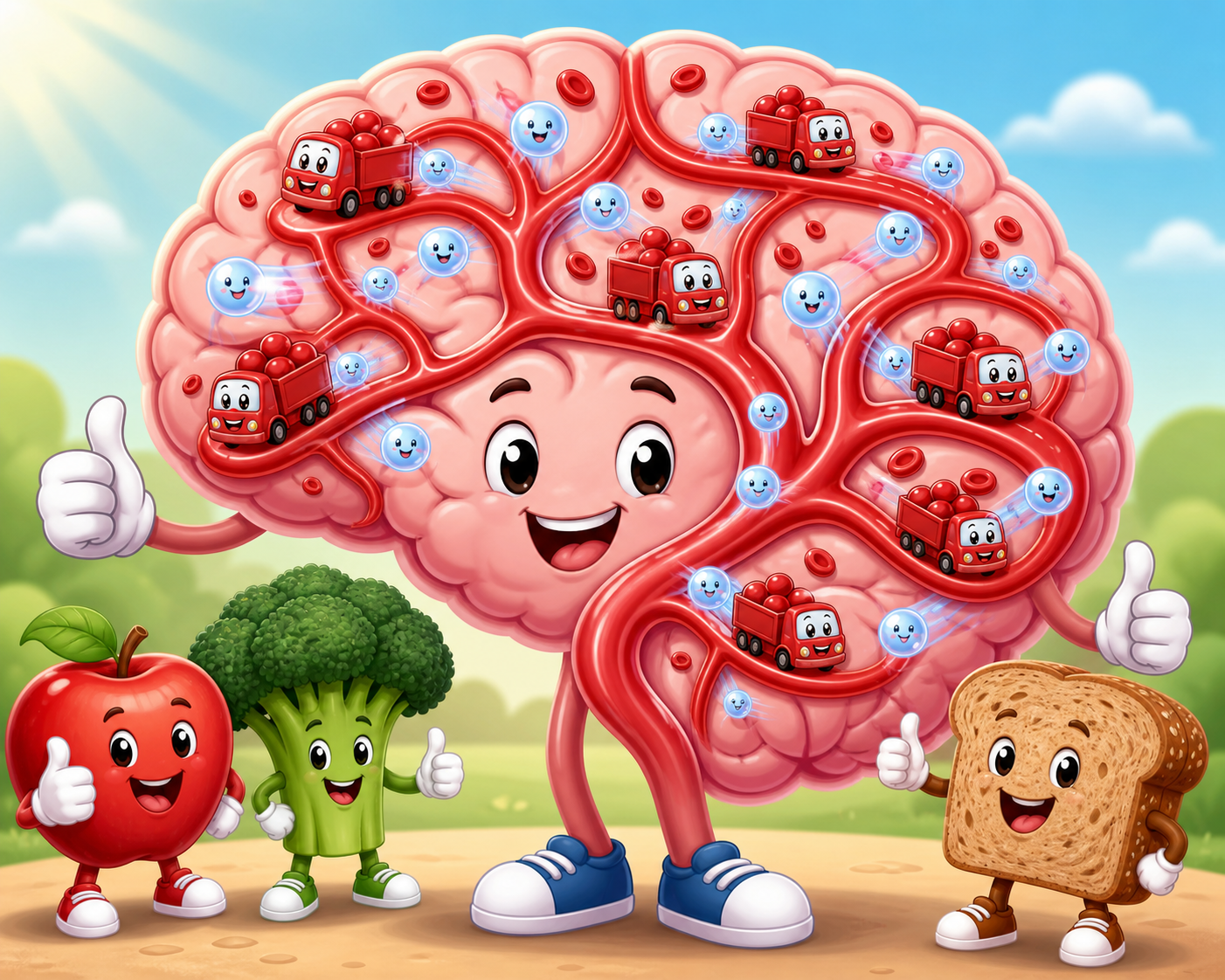 A healthy diet helps keep your blood vessels clear, ensuring a steady flow of oxygen and nutrients to your brain so it can think clearly.