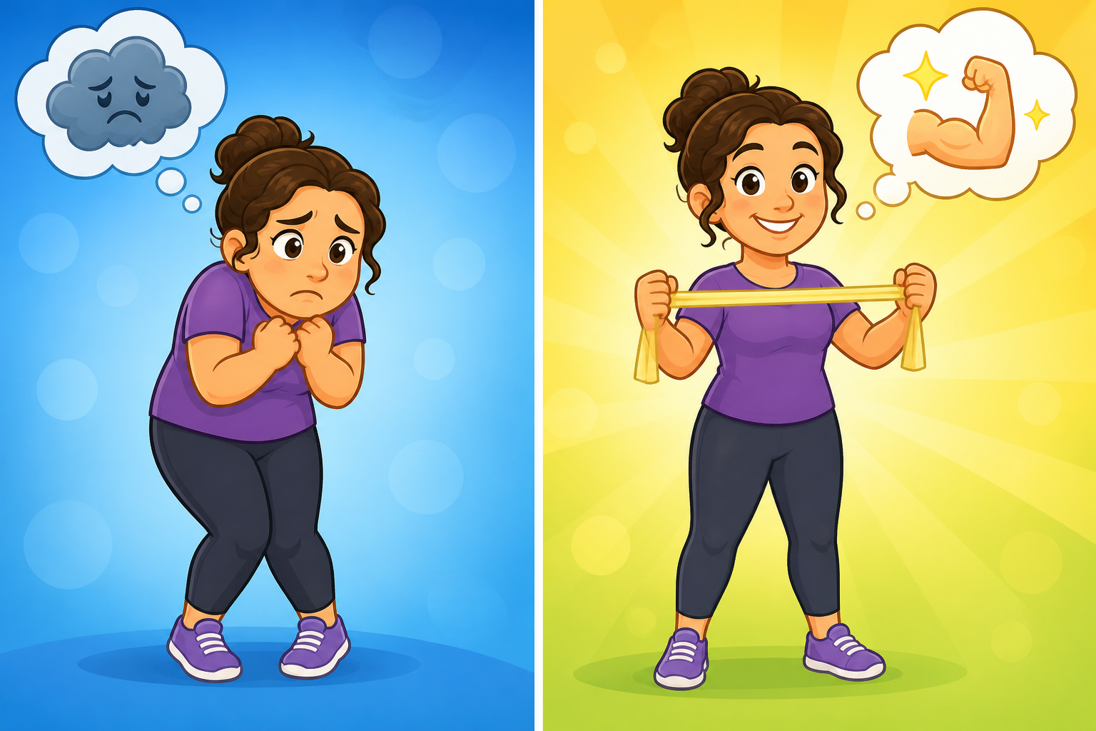 Kinesiophobia is the fear of movement due to pain. Gentle, progressive strength training can help you regain confidence and reduce this fear by showing you how capable your body is.
