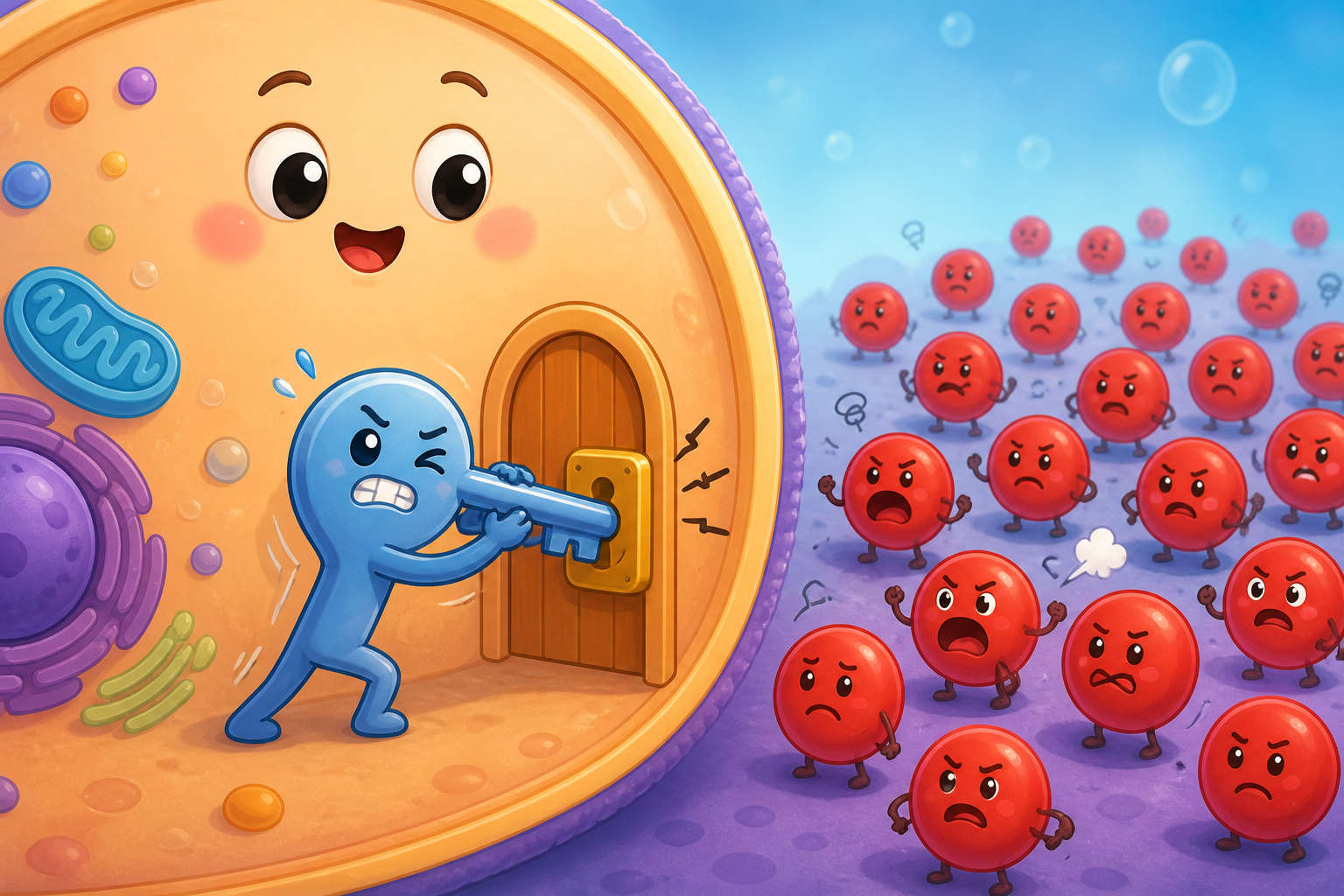 Insulin resistance happens when your body's cells don't respond well to insulin, making it hard for sugar to get inside and causing blood sugar levels to rise.