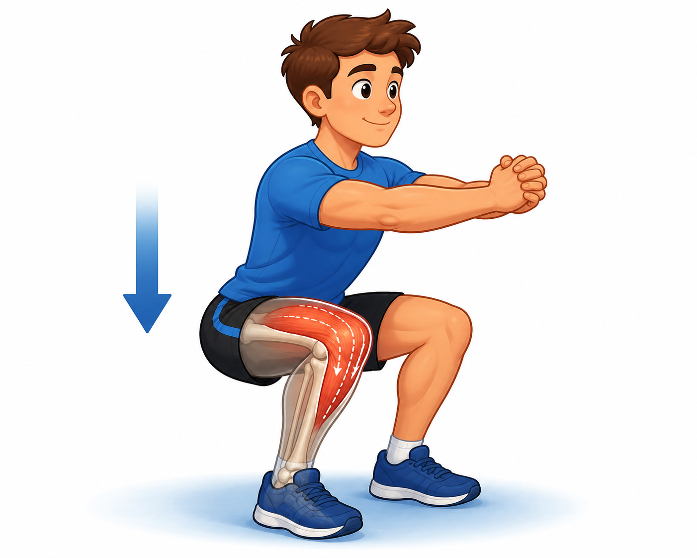 Eccentric contraction happens when a muscle lengthens while still under tension, like when you slowly lower yourself into a squat. Tai Chi uses these slow, controlled movements to build strength.