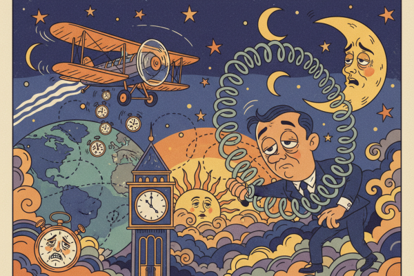 Illustration for The Science of Jet Lag: How Travel Disrupts Your Body Clock (and What Actually Helps)