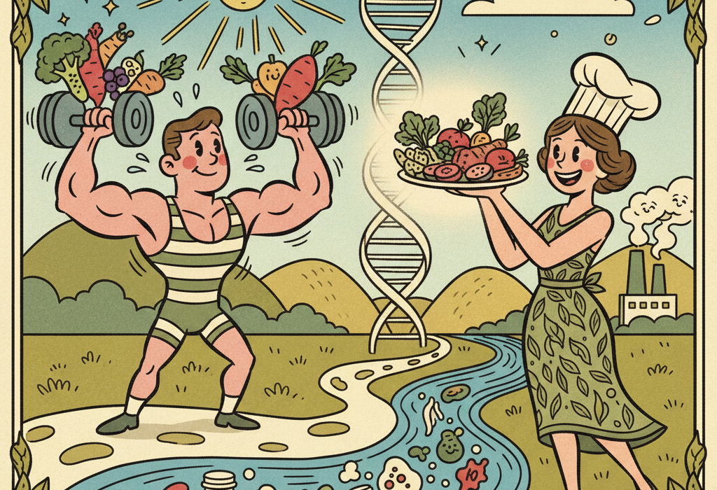 Illustration for How Diet and Exercise Improve Your AIP (Atherogenic Index of Plasma)