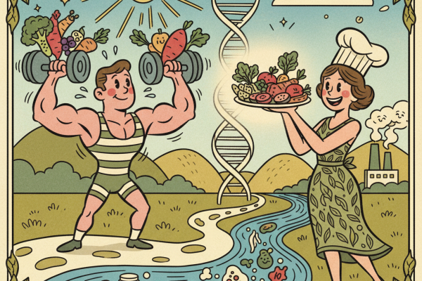 Illustration for How Diet and Exercise Improve Your AIP (Atherogenic Index of Plasma)