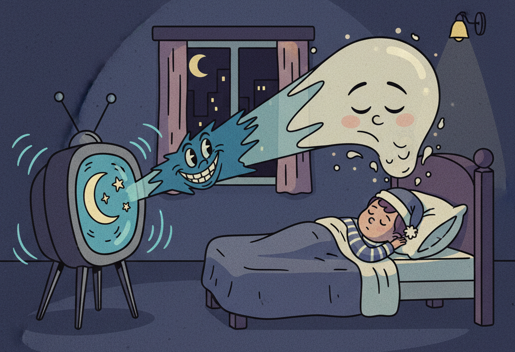 Illustration for Does Blue Light Actually Ruin Your Sleep? What Science Shows