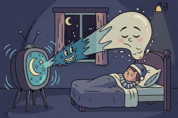 Illustration for Does Blue Light Actually Ruin Your Sleep? What Science Shows