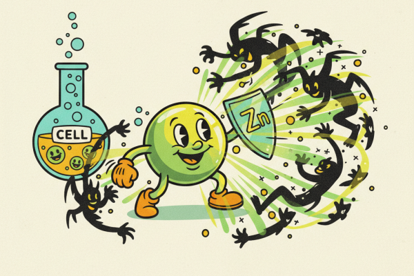 Illustration for How Zinc Actually Fights Oxidative Stress: What the Science Shows